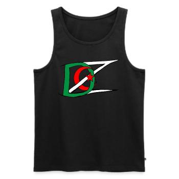 Dz Algeria - Men's Premium Organic Tank Top - black - Front - AI Model Male 178 light (178cm)