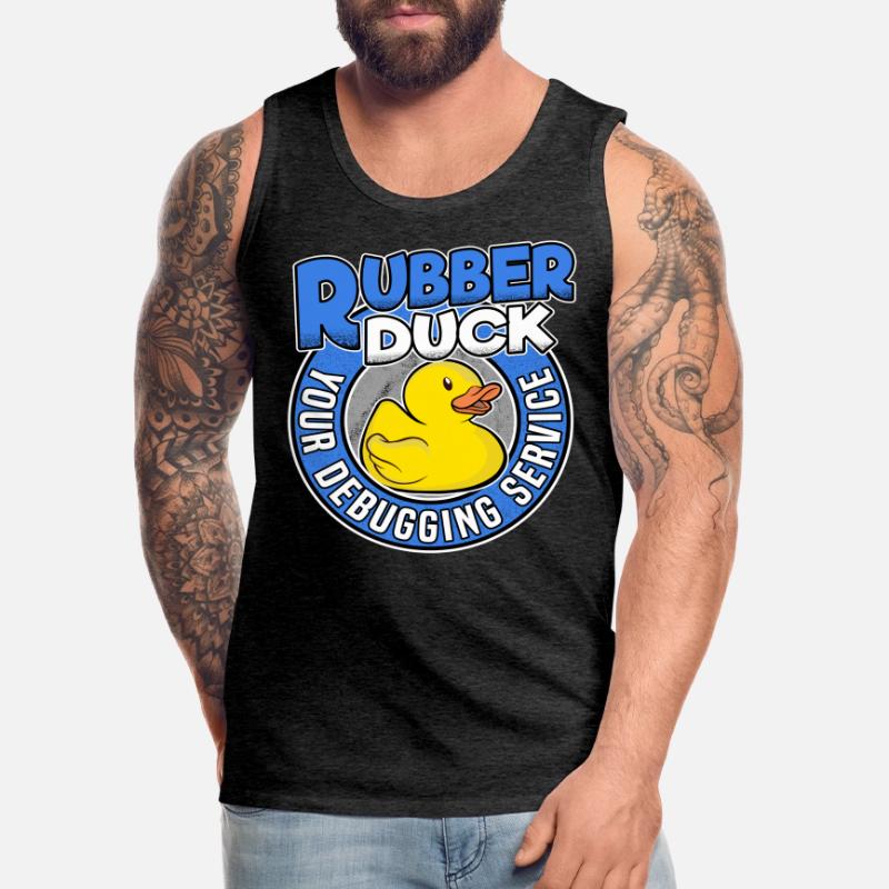 Programmierer Ente Programmieren Debugging Lustig Männer Premium Bio Tank Top