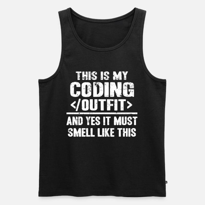 Informatiker Programmierer Admin Software - Männer Premium Bio Tank Top - Schwarz