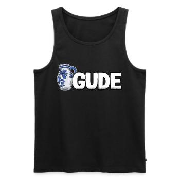 Apfelwein Gude Bembel Äppler Ebbelwoi Geschenk - Männer Premium Bio Tank Top - Schwarz - Vorne - AI Model Male 178 light (178cm)