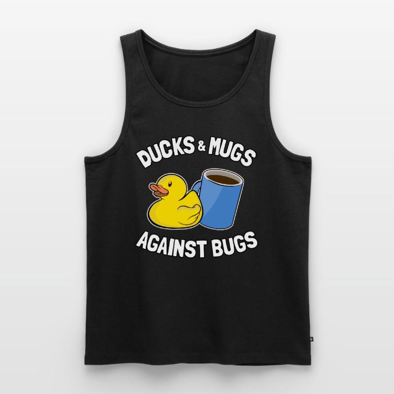Programmierer Ente Programmieren Debugging Lustig Männer Premium Bio Tank Top