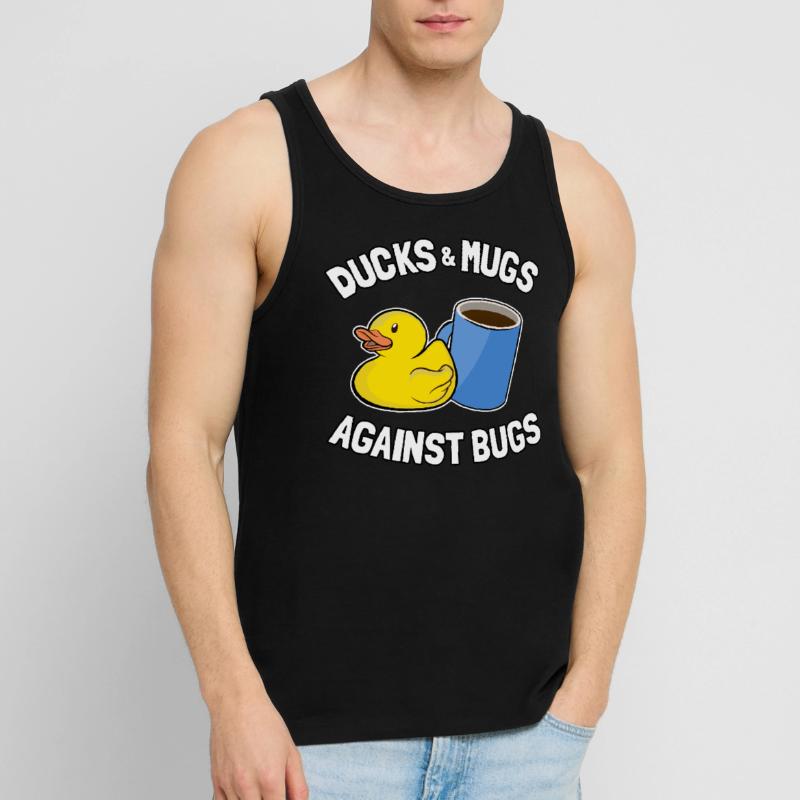 Programmierer Ente Programmieren Debugging Lustig Männer Premium Bio Tank Top