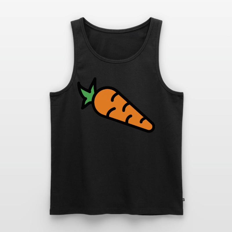 Carrot Carrot Easter Gift Comic Fun Men's Premium Organic Tank Top