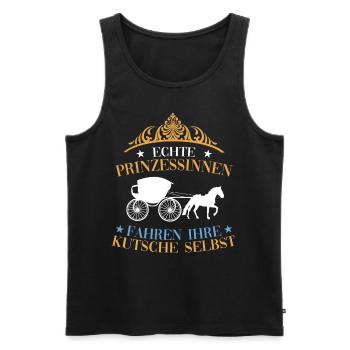 Kutscherin Kutschieren Kutscher Pferdekutsche - Männer Premium Bio Tank Top - Schwarz - Vorne - Michal (187cm)