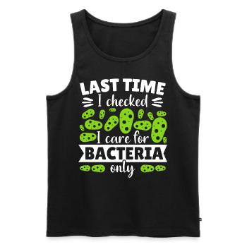 Biologiste Chimiste Chercheur Scientifique Cadeau - Débardeur bio Premium Homme - noir - Devant - Michal (187cm)