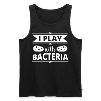 Chemiker Biologe Wissenschaftler Spruch lustig - Männer Premium Bio Tank Top - Schwarz - Vorne - AI Model Male 178 light (178cm)