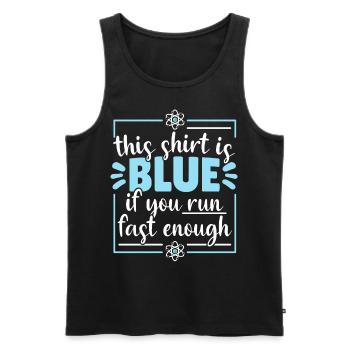 Scientist Shirt Funny Gift - Men's Premium Organic Tank Top - black - Front - Michal (187cm)