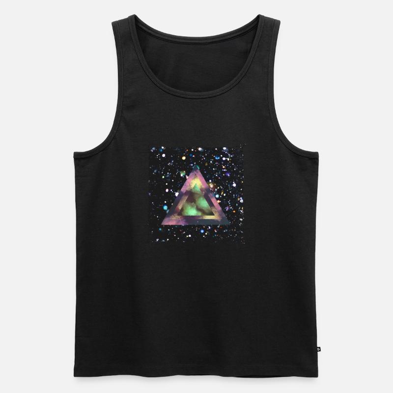 Galaxy Universum - Männer Premium Bio Tank Top - Schwarz