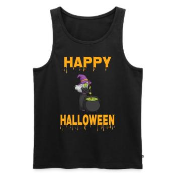 Witch Halloween Magic Gift Gift Idea - Men's Premium Organic Tank Top - black - Front - AI Model Male 178 light (178cm)