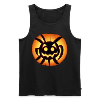 Halloween Monster - Männer Premium Bio Tank Top - Schwarz - Vorne - Michal (187cm)