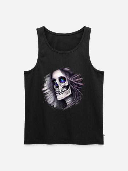 Skeleton - Men's Premium Organic Tank Top - black