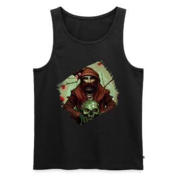 Fantasy Halloween - Männer Premium Bio Tank Top - Schwarz - Vorne - Michal (187cm)