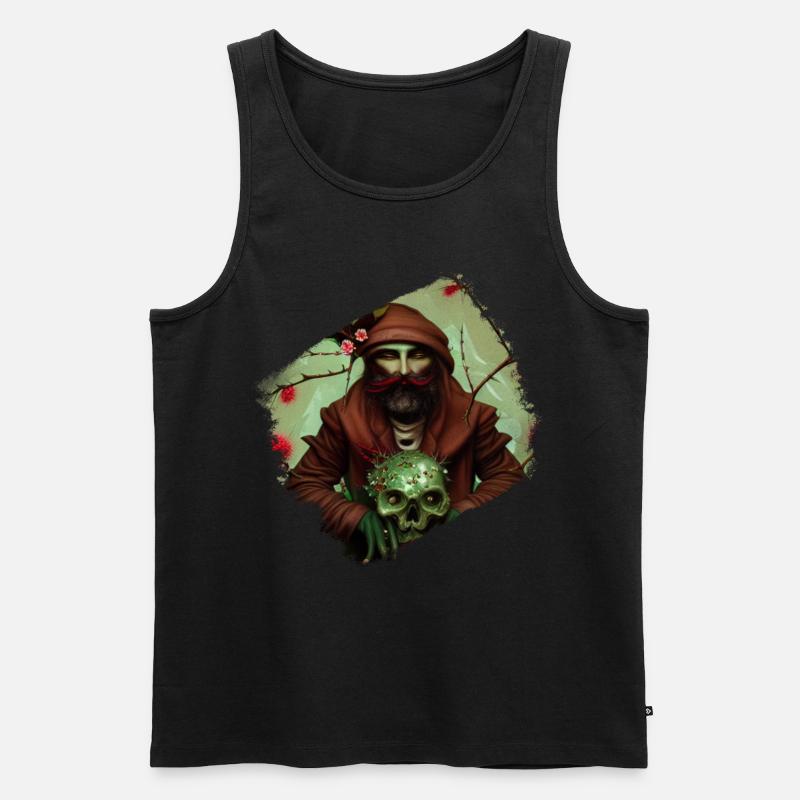 Fantasy Halloween - Männer Premium Bio Tank Top - Schwarz