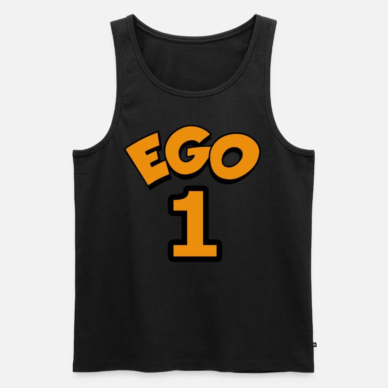 Ego 1 egoistic Nummber eins - Männer Premium Bio Tank Top - undefined