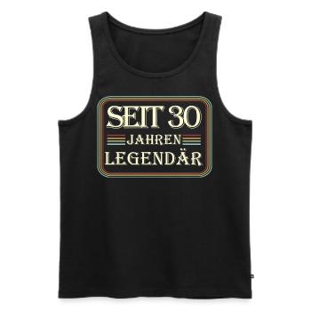 1992 Geburtstag Geschenk - Seit 30 Jahren Legendär - Männer Premium Bio Tank Top - Schwarz - Vorne - Michal (187cm)