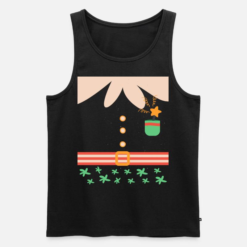 Cadeau de Noël des elfes - Débardeur bio Premium Homme - noir