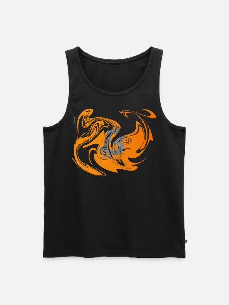 Bitcoin im Verlauf - Männer Premium Bio Tank Top - Schwarz