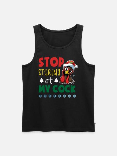 Christmas Cook Thangsgiving Turkey - Men's Premium Organic Tank Top - black