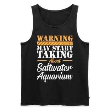 Aquarium- Aquaristik - Männer Premium Bio Tank Top - Schwarz - Vorne - AI Model Male 178 light (178cm)