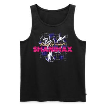 Head to Future - Männer Premium Bio Tank Top - Schwarz - Vorne - AI Model Male 178 light (178cm)