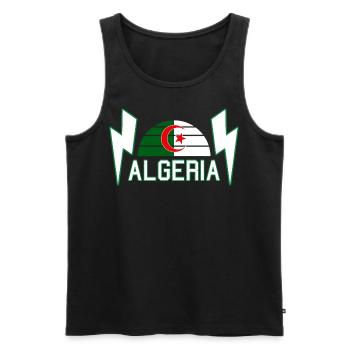 Dz Algeria Dzair Power - Men's Premium Organic Tank Top - black - Front - AI Model Male 178 light (178cm)