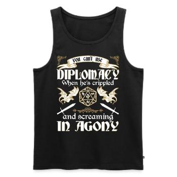 RPG-RPG-Tabletop-Rollenspiele Gamer-Rollenspiel - Männer Premium Bio Tank Top - Schwarz - Vorne - AI Model Male 178 light (178cm)