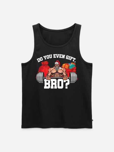 Christmas Gym - Men's Premium Organic Tank Top - black