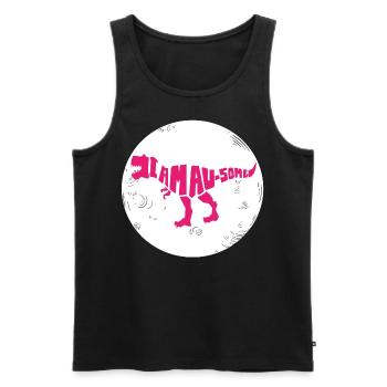 Dinosaurier. I am awesome style. Tiere. Urzeit - Männer Premium Bio Tank Top - Schwarz - Vorne - AI Model Male 178 light (178cm)