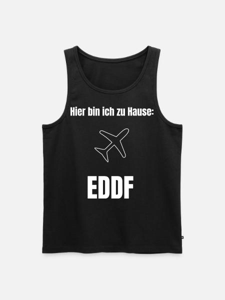 Flughafen Frankfurt Pilot - Männer Premium Bio Tank Top - Schwarz