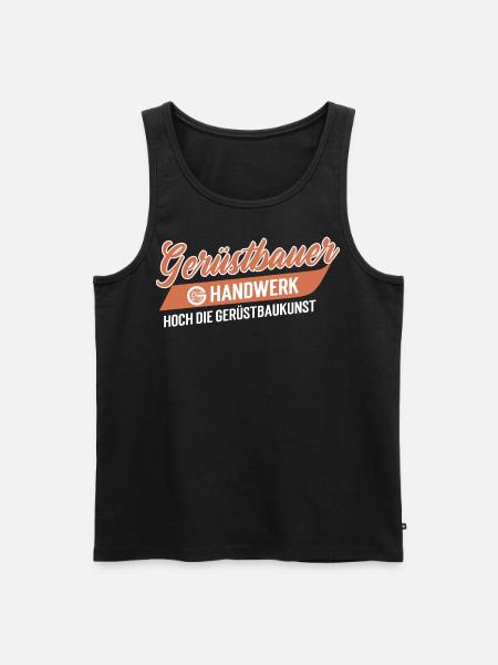 Gerüstbauer Handwerk - Männer Premium Bio Tank Top - Schwarz