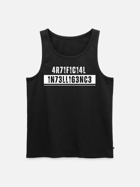 Artificial Intelligence Künstliche Intelligenz AI - Men's Premium Organic Tank Top - black