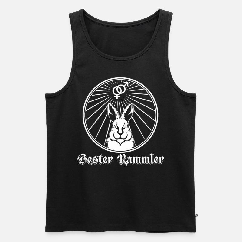 Bester Rammler Kleintierzucht - Männer Premium Bio Tank Top - Schwarz