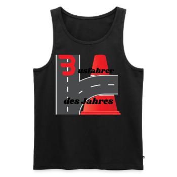 Busfahrer des Jahres - Männer Premium Bio Tank Top - Schwarz - Vorne - Michal (187cm)