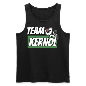 TEAM Kernöl Steiermark mit Panther für Steirer - Männer Premium Bio Tank Top - Schwarz - Vorne - AI Model Male 178 light (178cm)