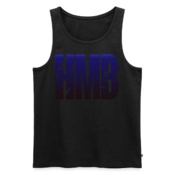 HMB Hold my beer quote fun beer saying funny - Men's Premium Organic Tank Top - black - Front - Michal (187cm)