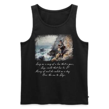 Skye Boat Song - Männer Premium Bio Tank Top - Schwarz - Vorne - Michal (187cm)