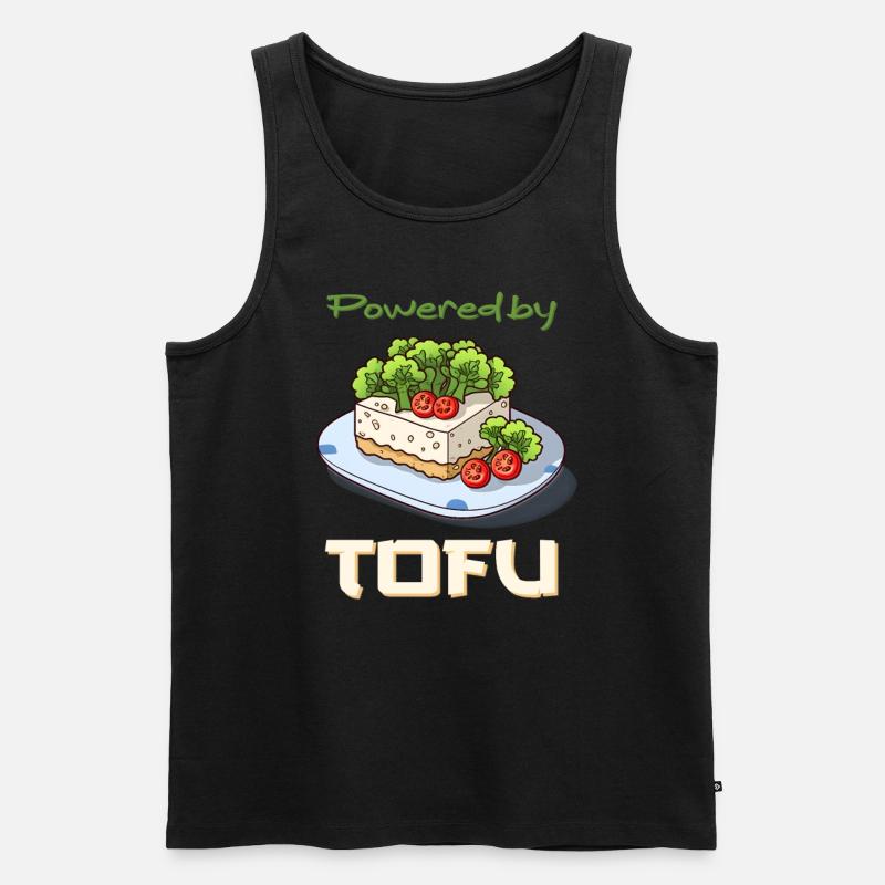 Propulsé par Tofu - Débardeur bio Premium Homme - noir