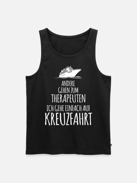 Kreuzfahrt Kreuzfahrtschiff Seereise Meer Geschenk - Männer Premium Bio Tank Top - Schwarz
