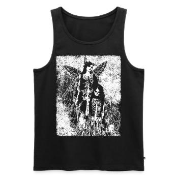 Fairycore Ästhetik Skelett Fee Goth Grunge G - Männer Premium Bio Tank Top - Schwarz - Vorne - Michal (187cm)