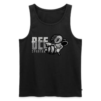 Tenue amusante pour les amoureux des abeilles - Débardeur bio Premium Homme - noir - Devant - Michal (187cm)
