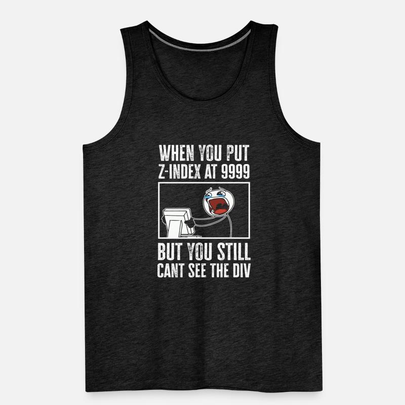 Programmierer Humor Coding Witze Entwickler Männer Premium Bio Tank Top