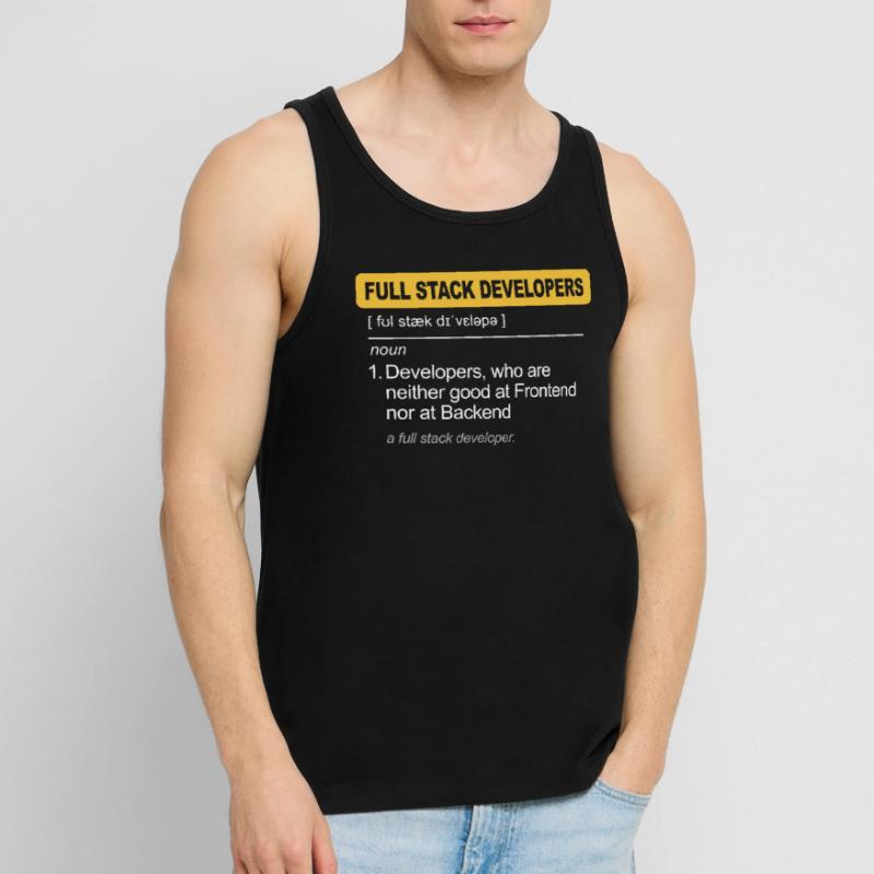 Programmer Humor Coding Jokes Developer Men's Premium Organic Tank Top