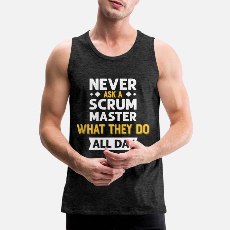 Programmer Humor Coding Jokes Developer Men's Premium Organic Tank Top