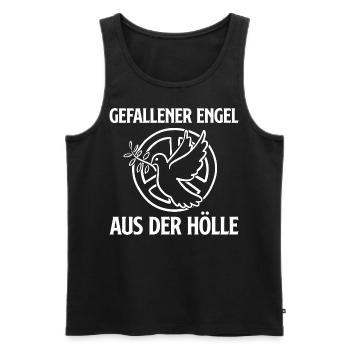 Gefallener Engel aus der Hölle 2 - Männer Premium Bio Tank Top - Schwarz - Vorne - Michal (187cm)