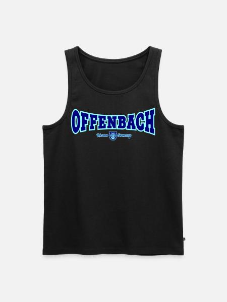 OFFENBACH - Männer Premium Bio Tank Top - Schwarz