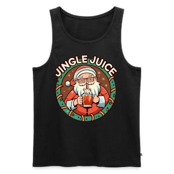 Perfektes Weihnachtsgeschenk - Jingle Juice - Männer Premium Bio Tank Top - Schwarz - Vorne - AI Model Male 178 light (178cm)