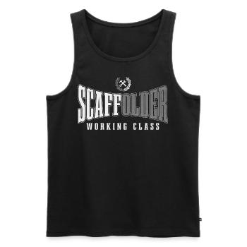 Scaffolder Craftsman Outfit and Accessories - Men's Premium Organic Tank Top - black - Front - AI Model Male 178 light (178cm)