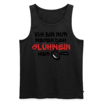 Der Glühweinhase (1) - Männer Premium Bio Tank Top - Schwarz - Vorne - Michal (187cm)