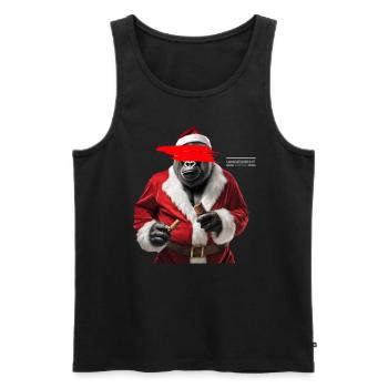 Red Gorilla - Männer Premium Bio Tank Top - Schwarz - Vorne - Michal (187cm)