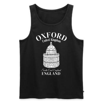 Oxford Great Britain South East England - Männer Premium Bio Tank Top - Schwarz - Vorne - AI Model Male 178 light (178cm)